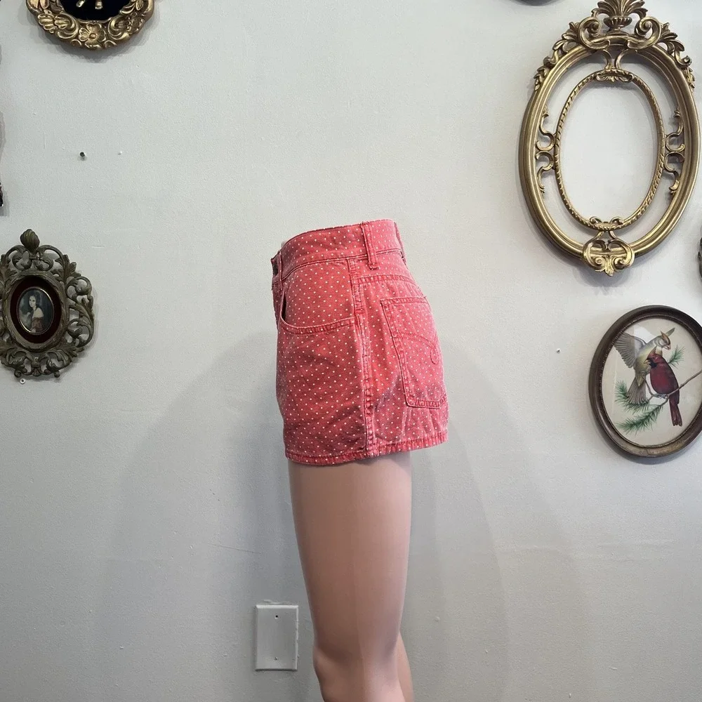 Moschino‎ Jeans Vintage Red Polka Dot Shorts